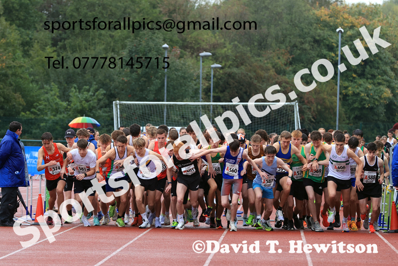 Mens Under-17s 2025 Northern Athletics Autumn Road Relays, Leigh, Lancashire. Photo: David T. Hewitson/Sports for All Pics